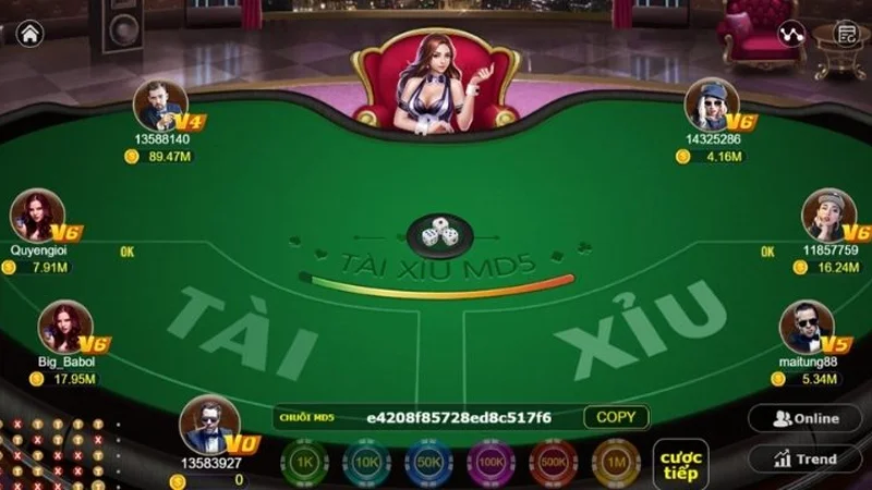 Các cửa cược có trong game tài xỉu tại Mig8